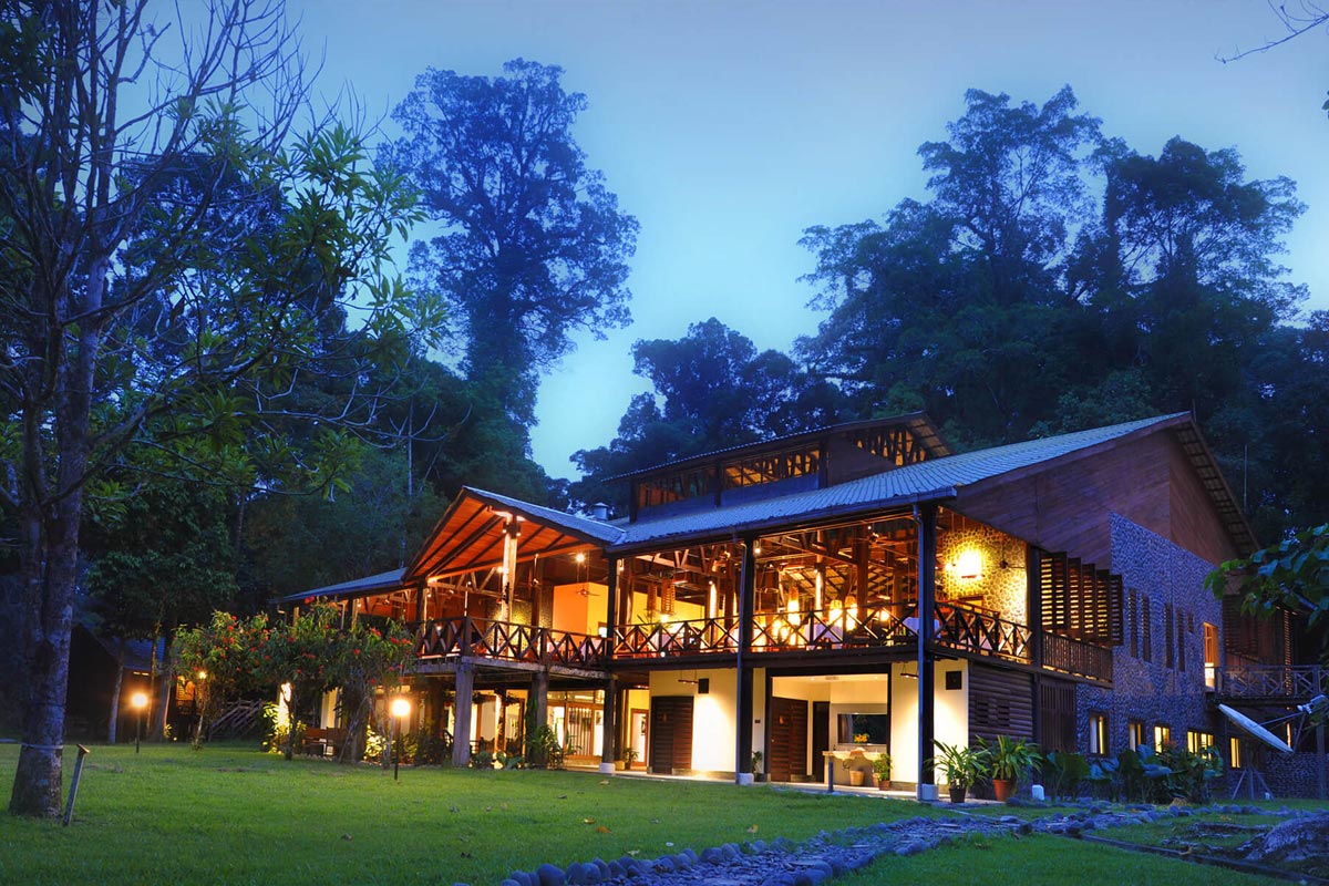 Borneo Rainforest Lodge evening