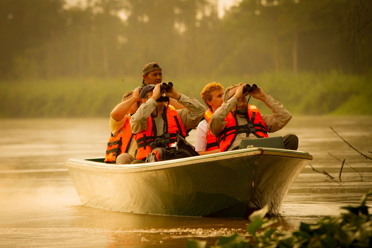 Sandakan Safari Adventures by boat